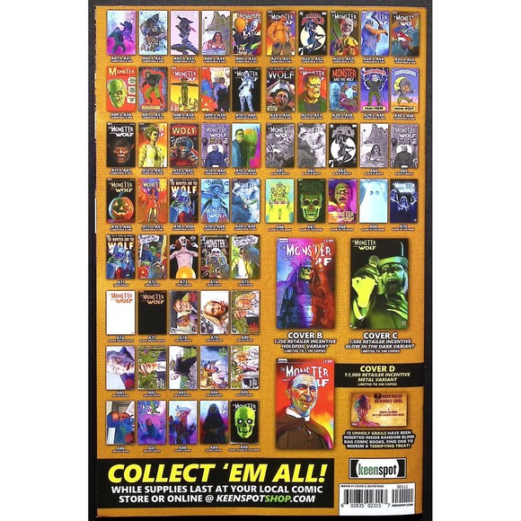 Mark Spears Monsters: The Monster and the Wolf #1 2x Clown Comic Book Lot A5 A23 - Picture 4 of 5